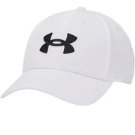 Czapki damskie - Czapka z daszkiem Under Armour Blitzing M 1376700 (kolor Biały, rozmiar N/A, rozmiar S/M) - miniaturka - grafika 1