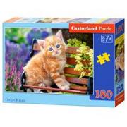 Puzzle - Castorland 180 Rudy kotek PC-018178 - miniaturka - grafika 1