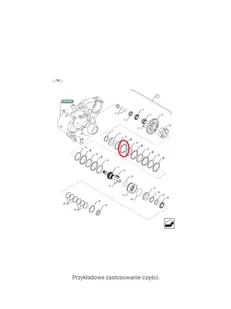 NEW HOLLAND CASE Tarczka CNH 47753401 - Części i akcesoria do maszyn rolniczych - miniaturka - grafika 1