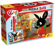 Puzzle - LISCIANI PUZZLE SUPERMAXI BING 12+12 EL. SZKOŁA - miniaturka - grafika 1