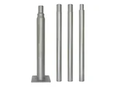 Inne akcesoria elektryczne - Słup oświetleniowy składany 4m LED LINE PRIME szary - miniaturka - grafika 1