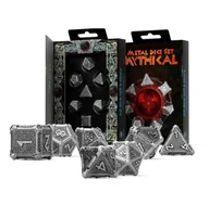 Akcesoria do gier planszowych - Metal Mythical Dice Set, kość metalowa Q-Workshop - gra - miniaturka - grafika 1