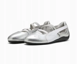 Puma baletki sportowe trampki Speedcat Ballet Metallic Srebrne rozmiar 40 - Trampki damskie Puma baletki sportowe trampki Speedcat Ballet Metallic Srebrne rozmiar 40 - Trampki damskie - miniaturka - grafika 1