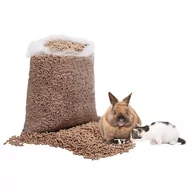 Podłoże dla gryzoni - Springos Pellet żwirek drewniany dla królików ściółka 15kg UNIWERSALNY 29437-uniw - miniaturka - grafika 1