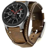 Akcesoria do smartwatchy - Dundee Band skórzany pasek do Samsung Galaxy Watch Gear S3/46mm (22mm) (Brown) - miniaturka - grafika 1