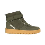 Buty dla chłopców - Buty trekkingowe dla dzieci Fleek Mid GTX 1v, Oliwa, 36 EU Étroit - miniaturka - grafika 1