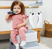 Nocniki - Stołek Schodki Dla Dzieci, 2-Stopniowy, Nakładka Na Deską Sedesową - miniaturka - grafika 1