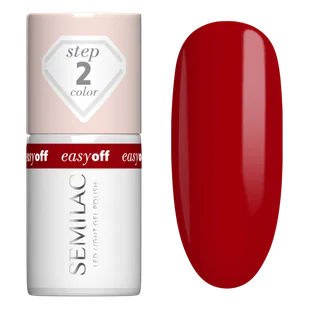 Semilac Lakier do paznokci Easy Off, L18 The Red Core - Lakiery hybrydowe - miniaturka - grafika 1