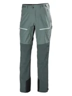 Spodnie sportowe damskie - Helly Hansen Spodnie funkcyjne "Verglas Tur" - Regular fit - w kolorze zielonym - miniaturka - grafika 1