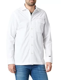 G-STAR RAW Męska koszula Pen Pocket Regular, Biały (White D20545-c973-110), M - Koszule męskie - miniaturka - grafika 1