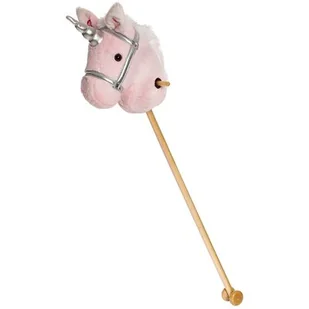 Teddykompaniet, maskotka Konik na kiju, różowy - Chodziki - miniaturka - grafika 1