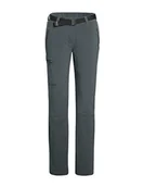 Spodnie damskie - Maier Sports Rechberg Therm damskie spodnie trekkingowe szary szary (Graphit) 22 237009 - miniaturka - grafika 1