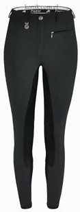 Pikeur Bryczesy z pełnym lejem Lugana Softshell - black - Bryczesy - miniaturka - grafika 1