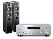 Zestawy stereo - Yamaha R-N600A (srebrny) + Nota 550 (czarny) - miniaturka - grafika 1