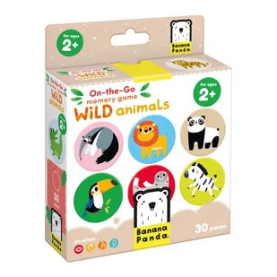 On-the-Go Memory Game. Wild Animals 2+ - Książki edukacyjne - miniaturka - grafika 1