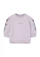 Bluzy dla dziewczynek - s.Oliver Bluza dziecięca z marszczeniami, liliowy/różowy, 68 - miniaturka - grafika 1