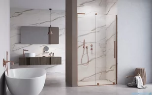 Radaway Furo SL Brushed Copper DWJ drzwi prysznicowe 120cm lewe szczotkowana miedź 10307622-93-01L/10110580-01-01 - Akcesoria do armatury i ceramiki - miniaturka - grafika 3