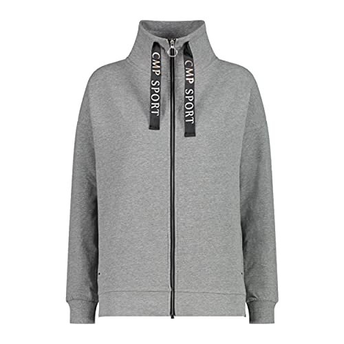 CMP Melange Stretch Fleece Sweatshirt Oversize with Turtleneck Fleece Damska kurtka