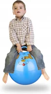 Skoczki dla dzieci - PIŁKA DO SKAKANIA DLA DZIECI SKOCZEK GUMOWY PIŁKA USZY MAŁA NIEBIESKI 55cm - miniaturka - grafika 1