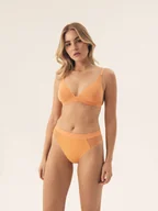 Majtki damskie - Majtki z wysokim stanem Saoui Bloovii pomarańczowy L - miniaturka - grafika 1