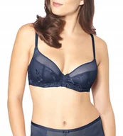 Biustonosze - Triumph biustonosz miękki granatowy Sexy Angel Spotlight W02 rozmiar 75G - miniaturka - grafika 1