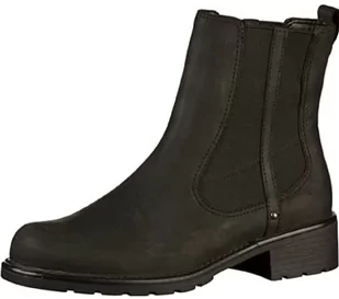 Clarks Orinoco Club damskie kozaki z krótką cholewką z zimną podszewką, klasyczne buty z półcholewką, czarny - Schwarz Black Leather - 37 EU - Kozaki damskie - miniaturka - grafika 1