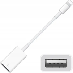 CO2 PRZEJŚCIÓWKA ADAPTER LIGHTNING USB OTG USB-A KABEL PENDRIVE DO IPHONE IPAD - Złącza, przejściówki, adaptery - miniaturka - grafika 1