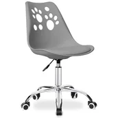 Fotele i krzesła biurowe - Krzesło biurowe obrotowe GROVER grafitowe - miniaturka - grafika 1