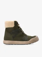 Buty zimowe męskie - Buty zimowe damskie Keen Elle Winter Boot WP - forest night/pink sand - miniaturka - grafika 1