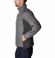 Kurtki męskie - Męska kurtka puchowa pikowana COLUMBIA Powder Lite Hybrid Jacket - miniaturka - grafika 1