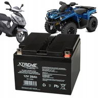 Części motocyklowe - AKUMULATOR ŻELOWY AGM 12V 28Ah BEZOBSŁUGOWY MOCNY - miniaturka - grafika 1