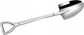 Łyżeczki - ŁYŻECZKA Ozdobna STOŁOWA Mini SZPADEL ŁOPATA Srebrna STAL NIERDZEWNA 1szt - miniaturka - grafika 1