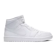 Buty sportowe męskie - Jordan Buty Air 1 Mid - Biel - miniaturka - grafika 1