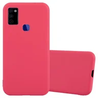 Etui i futerały do telefonów - Cadorabo Etui do Samsung Galaxy M51 Wersja USA Etui ochronne w kolorze czerwonym Etui na telefon komórkowy Etui silikonowe TPU Pokrowiec - miniaturka - grafika 1