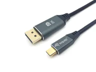 Adaptery i przejściówki - Equip 133423 adapter kablowy 3 m USB Type-C DisplayPort Szary - miniaturka - grafika 1