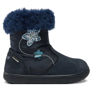 Kozaki Primigi 6850133 S GORE-TEX Granatowy - Buty dla dziewczynek - miniaturka - grafika 1
