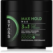 Kosmetyki do stylizacji włosów - Schwarzkopf Syoss Wosk stylizujący do włosów Max Hold Medium Shine 150ml - miniaturka - grafika 1