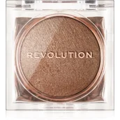 Rozświetlacze do twarzy i ciała - MAKEUP REVOLUTION BEAM BRIGHT ROZŚWIETLACZ DO TWARZY BRONZE BADDIE 2,45G - miniaturka - grafika 1