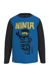 Bluzki dla chłopców - Bluzka chłopięca z długim rękawem Lego Ninjago - grafika 1