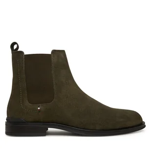 Sztyblety Tommy Hilfiger Corporate FM0FM05580 Khaki - Botki męskie - miniaturka - grafika 1