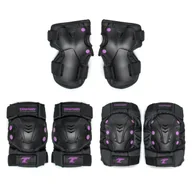 Ochraniacze - Zestaw ochraniaczy Tempish Taky 102000070 Czarny - miniaturka - grafika 1