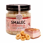 Pasty warzywne - Smalec Bekonowy z Chrupiącymi Skwarkami 190g – Tradycja Smaku - Schronisko Bukowina - miniaturka - grafika 1