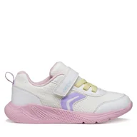 Buty dla dziewczynek - Sneakersy Geox J Sprintye Girl J36FWB 01454 C0406 S Biały - miniaturka - grafika 1