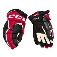 Hokej - Rękawice hokejowe CCM JetSpeed FT6 Pro Black/Red/White Senior 14 cali - miniaturka - grafika 1