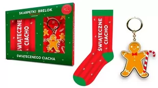 Pan Dragon Zestaw skarpetki + brelok Świąteczne Ciacho - Pan Dragon - Ozdoby bożonarodzeniowe - miniaturka - grafika 1