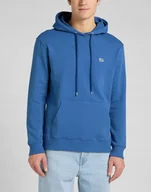 Bluzy męskie - LEE PLAIN HOODIE BLUE UNION L80YSPUF S - miniaturka - grafika 1