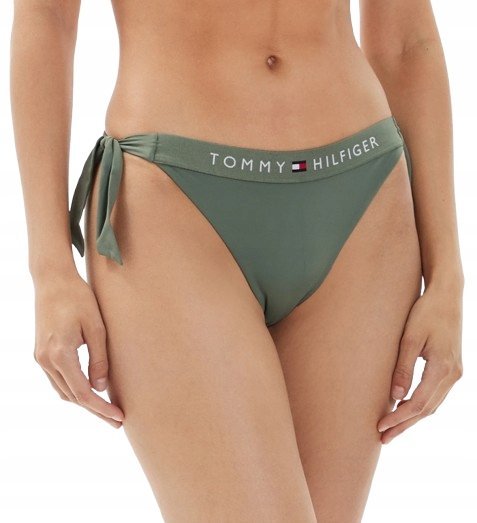 TOMMY HILFIGER DAMSKIE MAJTKI ZIELONE DÓŁ OD STROJU DWUCZĘŚCIOWEGO S JQA