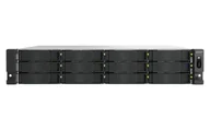 Serwery - QNAP TS-h1277AXU-RP-R5-16G NAS Rack (2U) AMD Ryzen™ 5 16 GB DDR5 144 TB QNAP QTS Aluminium, Czarny - miniaturka - grafika 1