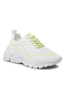 Sneakersy damskie - BIG STAR Sneakersy JJ274784 Biały - miniaturka - grafika 1