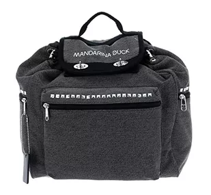 Mandarina Duck Damski plecak z denimu, czarne dżinsy, rozmiar uniwersalny, czarne dżinsy, jeden rozmiar - Torebki damskie - miniaturka - grafika 1